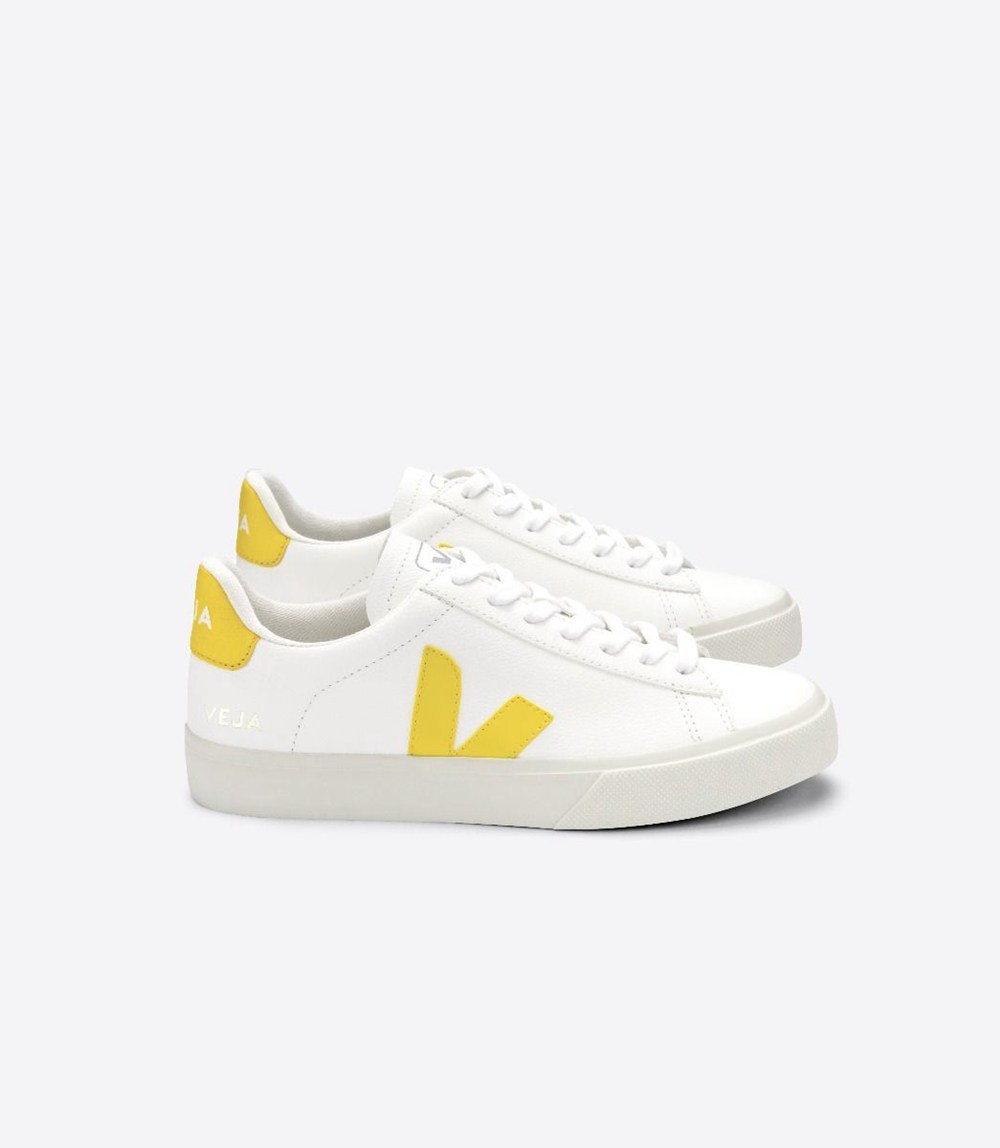 Veja Trainers Mens White - Campo Chromefree - ZBXV-75496